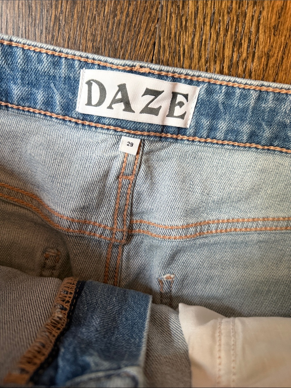 Daze denim skirt. - Picture 2 of 3
